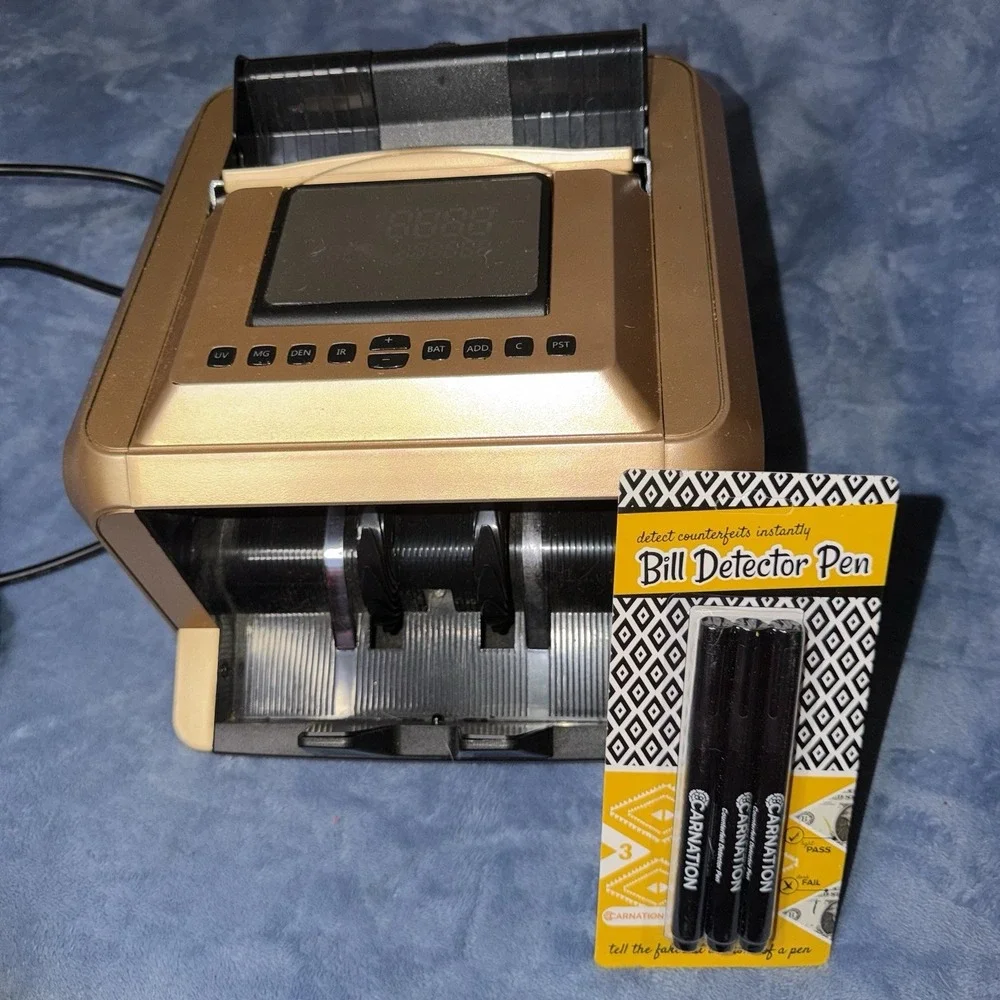 Money Counter Model Hr-3800 And Markers